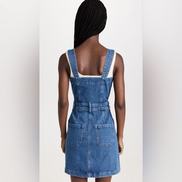PAIGE Maddy Denim Dress in Delia - Picture 4 of 14